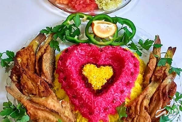 برنج رنگی با رنگ طبیعی تهیه برنج قرمز